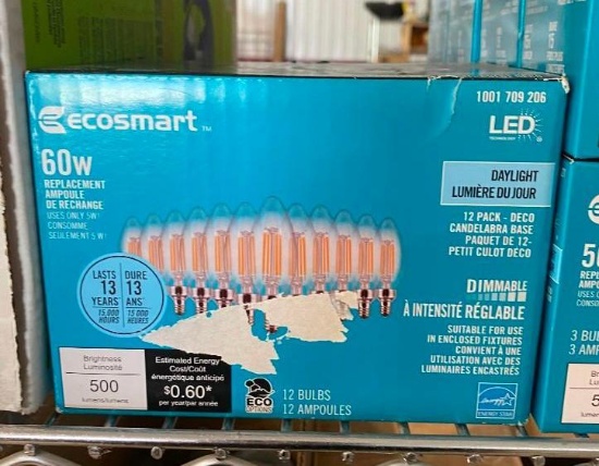 12 60W LIGHT BULBS