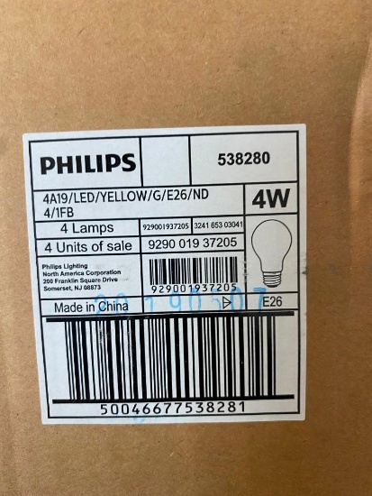 4 4W YELLOW LIGHT BULBS