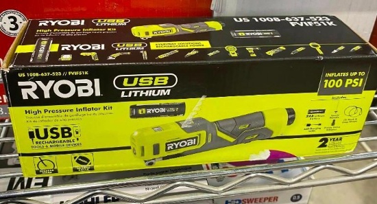 RYOBI INFLATOR KIT
