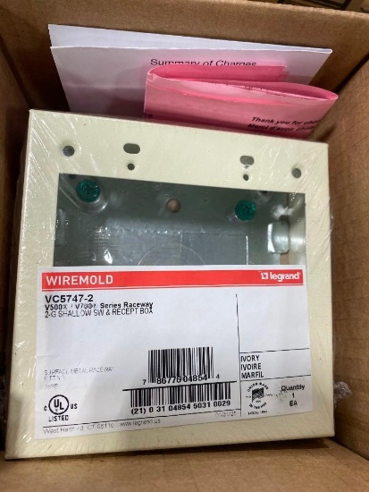 2 OF 2-G SHALLOW SW AND RECEPT BOX