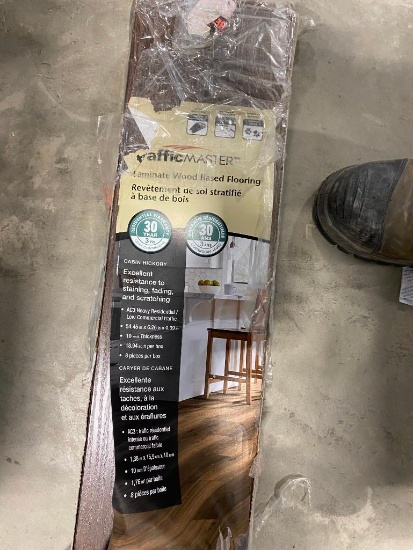 APPROX 18 SQFT. OF LAMINATE WOOD BASED FLOORING