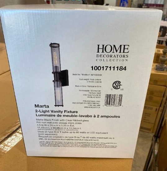 2-LIGHT VANITY FIXTURE