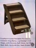 DARK BROWN PET STAIRS