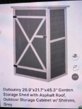 30 IN x 21 IN x 45 IN GARDEN STORAGE SHED