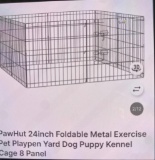 24 IN FOLDABLE METAL PET PLAYPEN