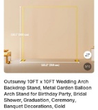 10 FT x 10 FT ARCH BACK DROP STAND