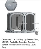11 FT x 11 FT POP-UP SCREEN TENT