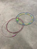 4 HULA HOOPS