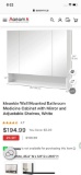 WALL MOUNTED BATHROOM MEDICINE CABINET WITH MIRROR