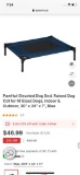 RAISED DOG COT FOR MEDIUM SIZED DOGS