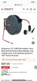 1/2IN 49FT RETRACTABLE HOSE REEL WITH HOSE NOZZLE