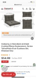 REPLACEMENT CUSHION BACK AND SEAT