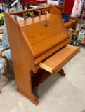 SOLID WOOD DROP FRONT SECRETARY DESK