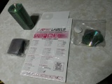 108 MINI CD-R DISCS WITH 108 PLASTIC SLEEVES AND 220 LABELS