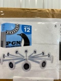 2 INCH NYLON GARAGE DOOR ROLLERS, 12PACK
