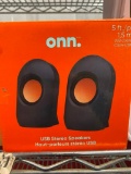 ONN USB STEREO SPEAKERS
