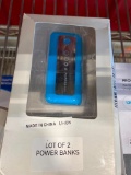 2 POWER BANKS