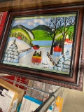 SLEIGH PAINTED PORTRAIT