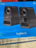 TWO LOGITECH COMPUTER SPEAKERS --- WORK GREAT