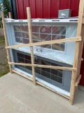 83 x 60 INCH PATIO DOOR WITH SLIDING SCREEN