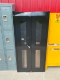 72 x 36 x 23.5 INCH STEEL CABINET --- (DENTED ON TOP)