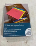 25 LETTER SIZE HANGING FOLDERS