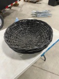 2 WICKER FRUIT BASKETS