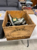 BUTTER BOX FULL OF PIPE FITTINGS