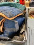 ASSORTED HORSE BLANKETS AND TACK