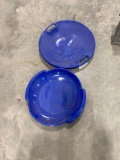 2 SNOW SAUCERS