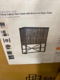 STEEL RIVER CARBON OAK HUTCH