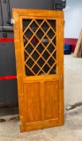 WOODEN DOOR 80.5 IN X 32.5 IN