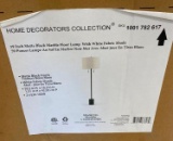 59IN MATTE BLACK FLOOR LAMP