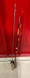 1 FLY ROD AND 1 FISHING ROD WITH REELS