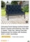 LOVE SEAT REPLACEMENT CUSHION DARK BLUE