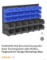 WALL MOUNTED STORAGE BIN RACK