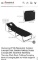BLACK ADJUSTABLE FOLDING LOUNGE CHAIR