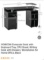 BLACK COMPUTER DESK