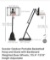 OUTDOOR PORTABLE BASKETBALL HOOP AND STAND