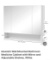 WALL MOUNTED BATHROOM MEDICINE CABINET WITH MIRROR