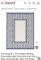 9FT X 12FT BLUE AND WHITE OUTDOOR RUG