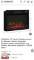 23 INCH ELECTRIC FIREPLACE INSERT, 1400W