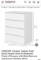 WHITE 4 DRAWER CHEST/CABINET