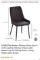 SET OF 2 PU LEATHER KITCHEN CHAIRS