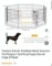 24 INCH FOLDABLE METAL PET PLAYPEN