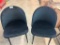 2 BLACK VELVET DINING CHAIRS OR ACCENT CHAIRS