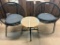 3 PC OUTDOOR CHAIR AND STAND SET