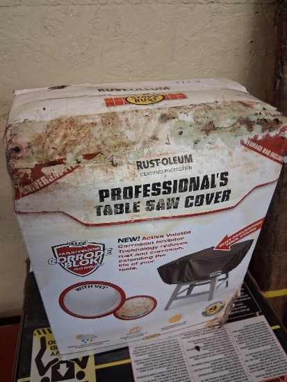 TABLE SAW COVER --- BOX LOOKS DAMAGED