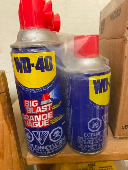 WD-40 CAN WITH SMALLER CAN