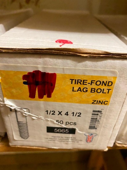 50PCS 1/2 X 4 1/2 LAG BOLTS